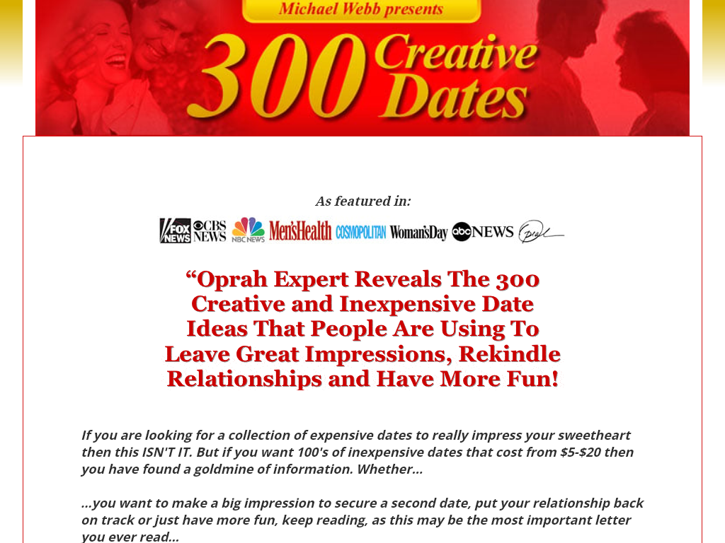 300 Creative Dates Review