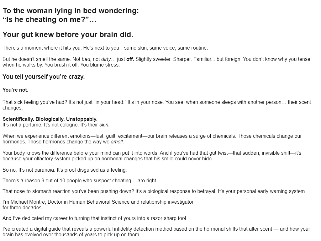 The Cheater’s Scent Review