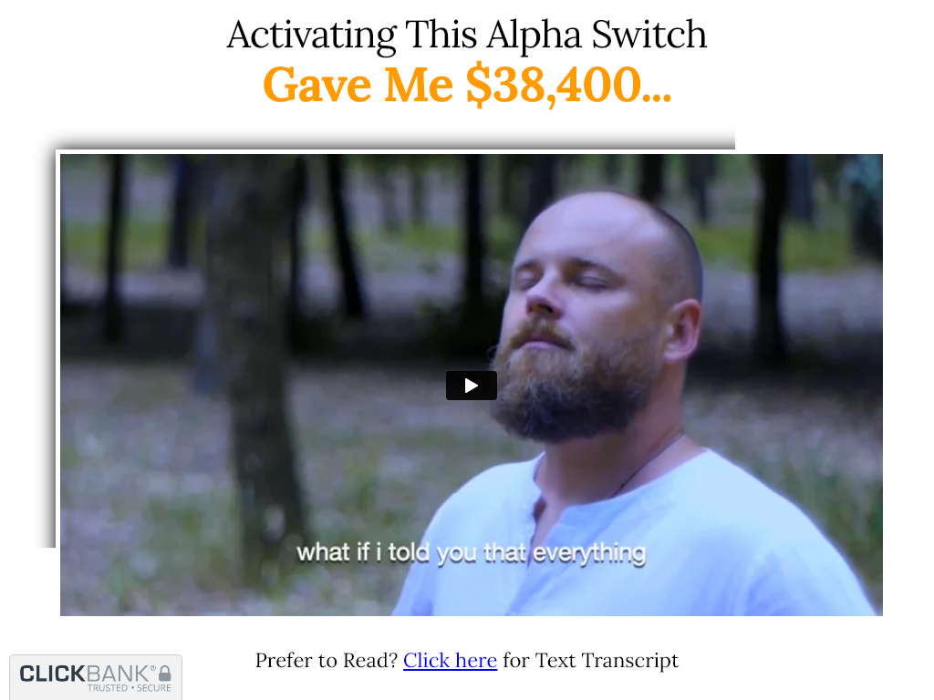 The Alpha Switch Review