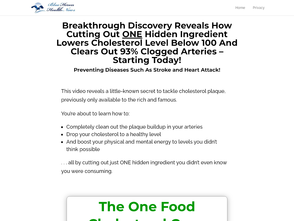 High Cholesterol Review