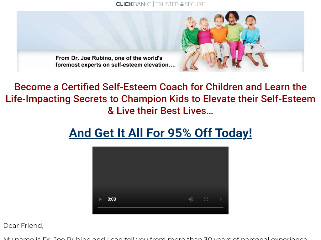 Self-Esteem Elevation for Children Review