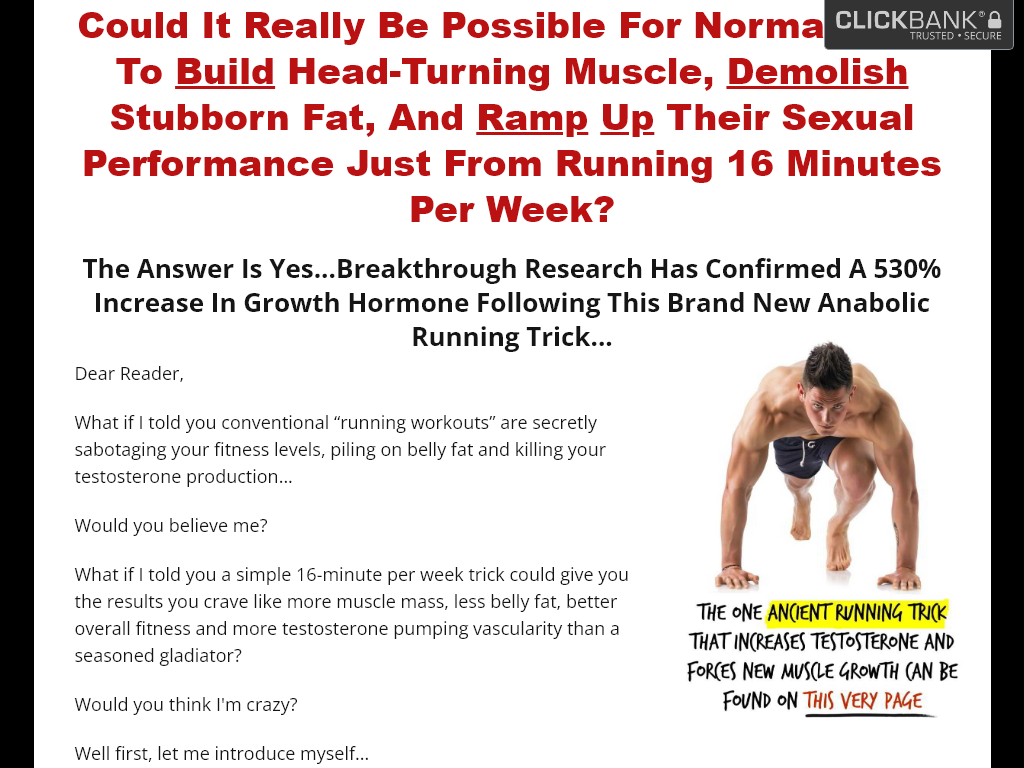 Anabolic Running Review