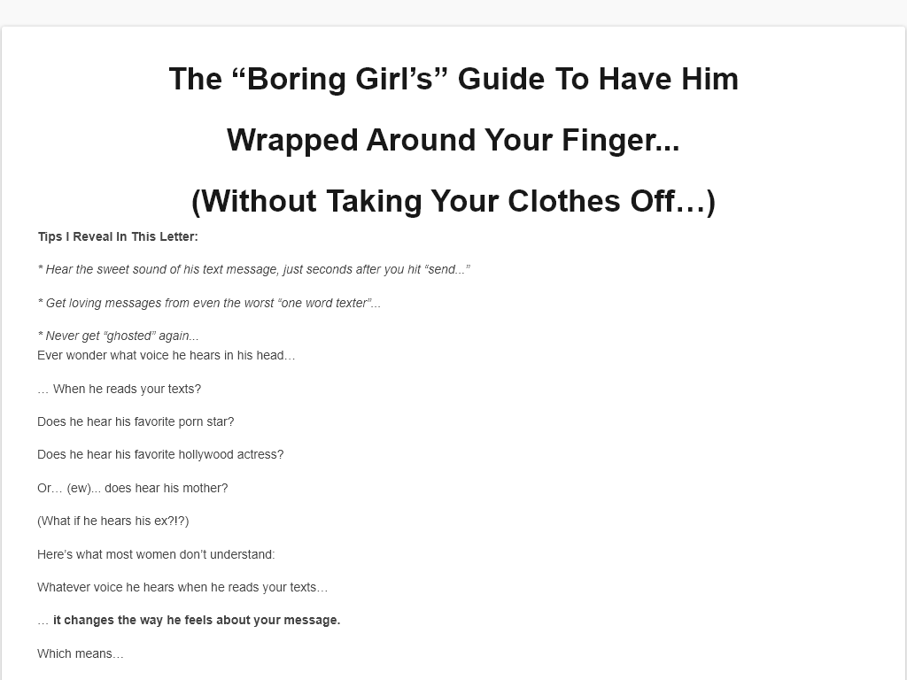 The Forever Woman Review