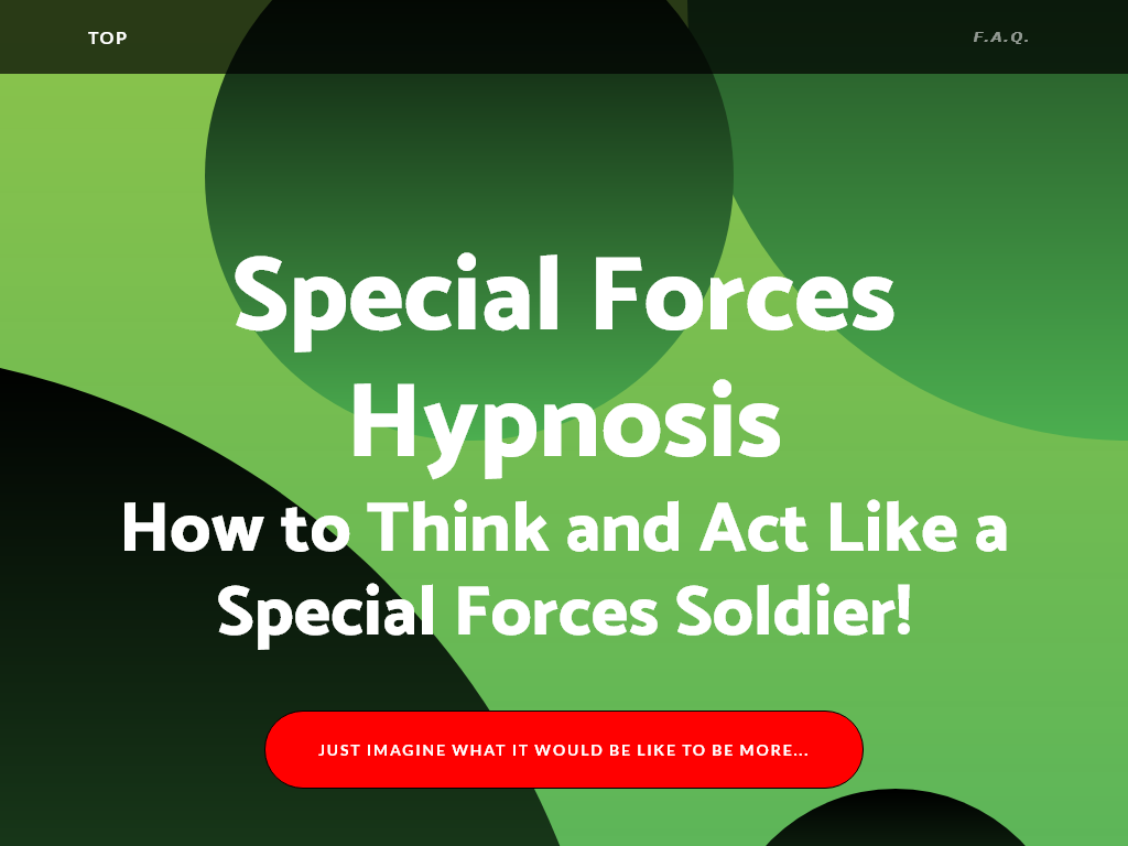 Special Forces Mentality Hypnosis Review