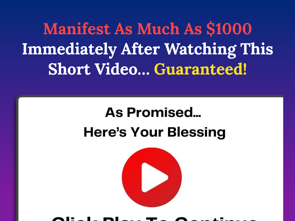 Universal Wealth Frequency Review